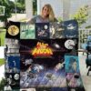 Fly Me To The Moon Quilt Blanket 0708  Quilt